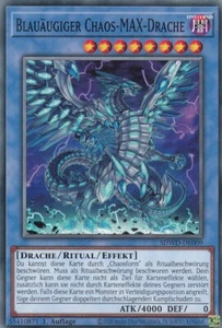 Blauäugiger Chaos-MAX-Drache SDWD-DE009 Common Yugioh Karte Deutsch - Bild 1 von 1