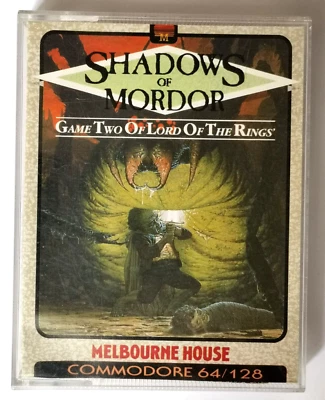Commodore 64 Shadows of Mordor game by Melbourne House - Tested Working - Image 1 of 4