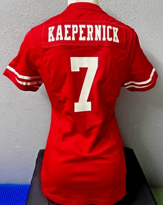Футболка женская San Francisco 49ers No7 Collin Kaepernick Super Bowl XLVII размер: S - Изображение 1 из 4