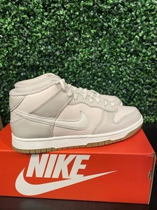 Nike Dunk Mid Canvas Light Orewood Brown Gum Shoes DZ2533-100 Men's 10 - Picture 1 of 6