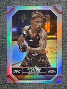 Amanda Lemos 2024 Topps Chrome UFC Negative Refractor #14 Brazil Strawweight - Picture 1 of 2