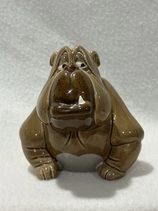 RARE Vintage 1988 Disney Oliver and Company Francis Bulldog Dog Coin Bank - Picture 1 of 9