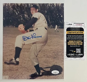 Don Larsen Signed Vintage 8x10 Photo New York Yankees JSA Certified Auto - Picture 1 of 1