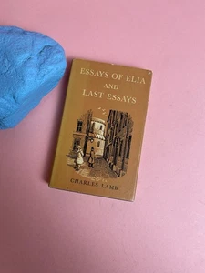 Essays of Elia and Last Essays by Charles Lamb 1964 Hardback Dust Jacket - Bild 1 von 9