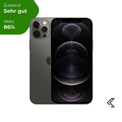 Apple iPhone 12 Pro 128GB Graphit, Sehr gut - Refurbished, 24 Monate Garantie - Bild 1 von 4