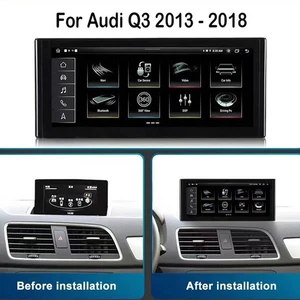 10.5 Inch Touch Screen Multimedia Display for Audi Q3 2013-2018 Wireless Carplay - Picture 1 of 10