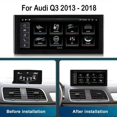 10.5 Inch Touch Screen Multimedia Display for Audi Q3 2013-2018 Wireless Carplay - Image 1 of 4