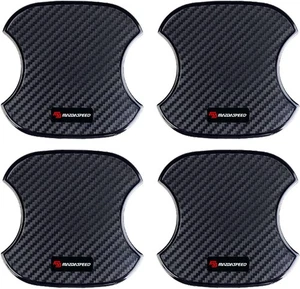 Mazda MS Door Handle Protector Carbon 4pcs Door Knob Guard Scratch Prevention - Picture 1 of 6