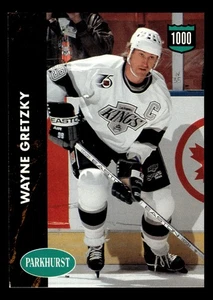 1991 Parkhurst 1,000 Point Club Wayne Gretzky #207 Los Angeles Kings - Picture 1 of 2