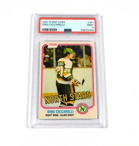 1981-82 OPC O-Pee-Chee Dino Ciccarelli novato #161 North Stars PSA 9 - Imagen 1 de 2