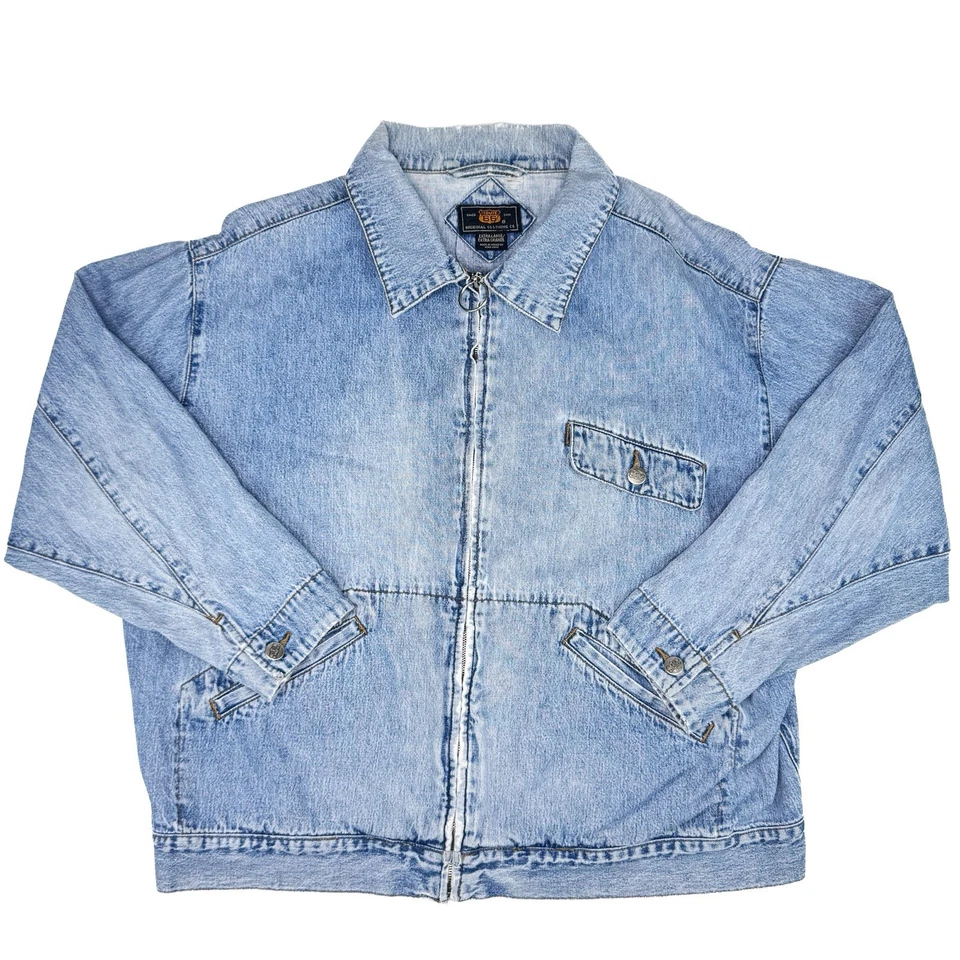 Chaqueta Vaquera Route 66 De Colección Rara Años 90 Para Hombre XL Extra Grande Foto 1 de 4