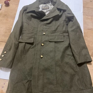 Abrigo GUESS Los Angeles 1981 verde oliva mezcla de lana militar XL - Imagen 1 de 6