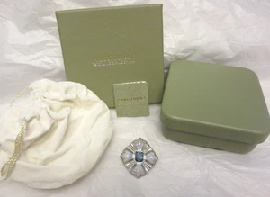 VTG Judith Ripka Pendant Brooch Pin Sterling Silver in BOX w/ Paperwork (F - Picture 1 of 5