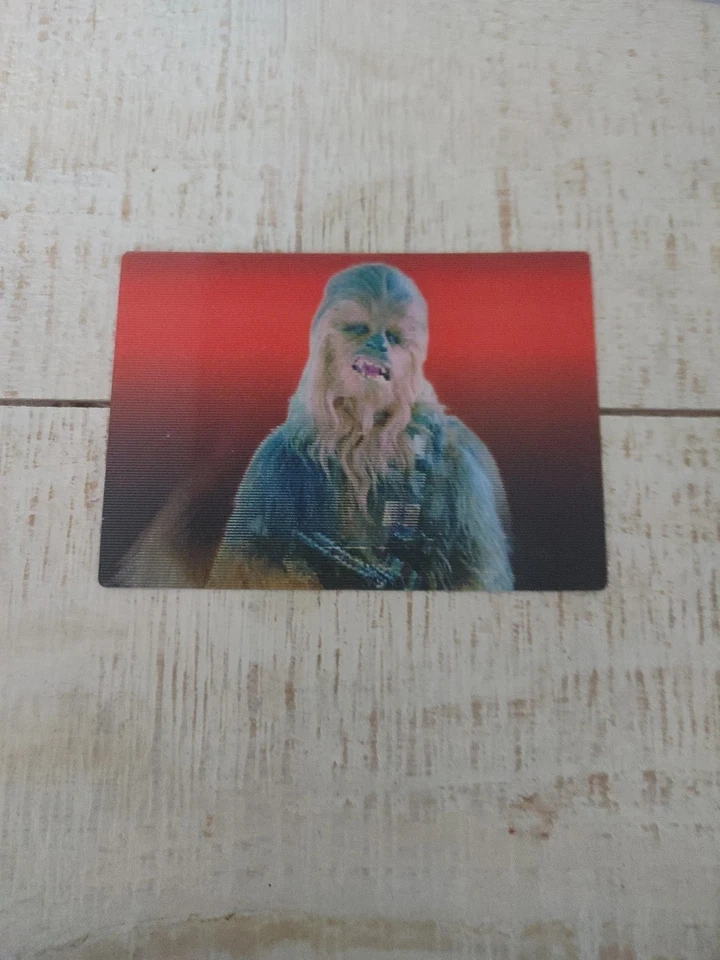 2016 Topps Star Wars Evolution Lenticular Morph 3-D Card Chewbacca #9 - Image 1 of 3