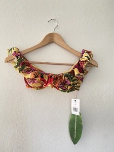 Farm Rio Bikini Top Only XS NWT Fruit Dream - Picture 1 of 4