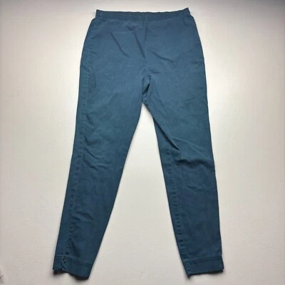 Pantalones de cintura elástica Route 66 para hombre XL verde azulado elásticos frente plano pierna ajustada pull-on Foto 1 de 4