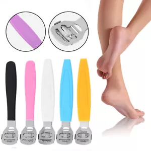 Foot Rasp Callus Remover Scrubber Hard Dead Rough Skin Dual Pedicure Handle # - Picture 1 of 26