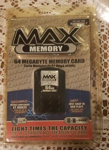 Max Memory 64 Mb (Playstation 2 ps2) *NEW SEALED*read - Picture 1 of 3