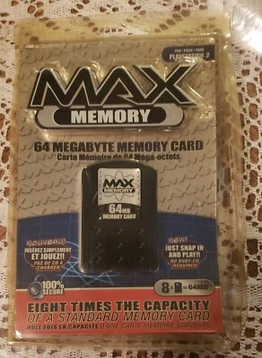 Max Memory 64 Mb (Playstation 2 ps2) *NEW SEALED*read - Image 1 of 3