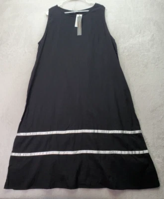 ZANZEA Collection Sundress Womens Sz 4XL Black 100% Cotton Sleeveless Round Neck - Image 1 of 4