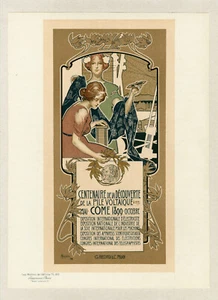 "LA PILE VOLTAÏQUE" Maîtres de l'Affiche Pl. 160 / Litho A. HOHENSTEIN (1898) - Imagen 1 de 5