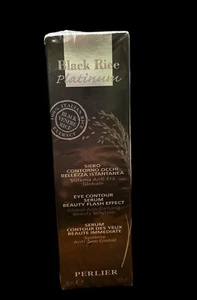 Perlier Black Rice Platinum Eye Contour Serum Beauty Flash 1.5 fl oz NEW SEALED - Picture 1 of 3