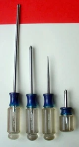 4 Destornilladores Craftsman Phillips #2 41295 41296 4118 41027 Scratch Awl Stubby - Imagen 1 de 21