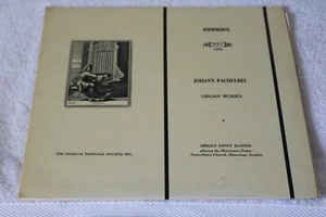 Johann Pachelbel, Jørgen Ernst Hansen Organ Works VG+ LP Classical Baroque - Picture 1 of 2