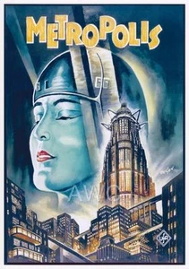 METROPOLIS --- REPRODUCTION MOVIE POSTER A3 or A4 OPTIONS AVAILABLE - Bild 1 von 3