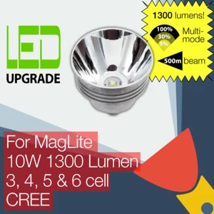 MagLite LED Umbau Upgrade Birne 1300LM 3 4 5 6 D Zell Taschenlampe - Bild 1 von 3