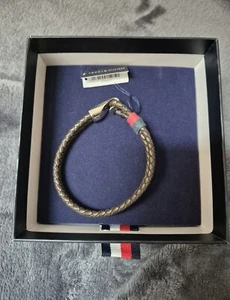 Tommy Hilfiger Lederarmband dunkelbraun Herren neu - Bild 1 von 2