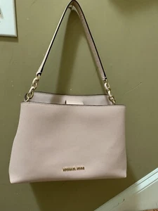 Bolso de mano para mujer Michael Kors Signature rosa beige - Imagen 1 de 13