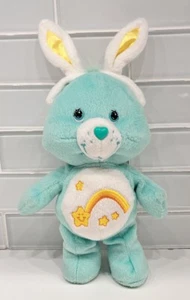 Vintage 2003 Care Bears MAKE A WISH Bär mit Hasenohren 10 Zoll Ostern Plüsch - Bild 1 von 20