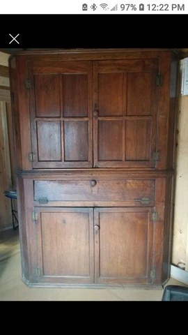 Antique Corner Cupbord Cover