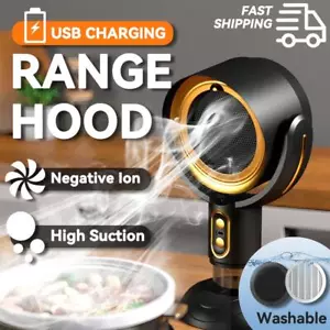 Desktop Range Kaptur Mini Przyssawka Okap USB Kąt ładowania Regulowana kamera - Zdjęcie 1 z 25