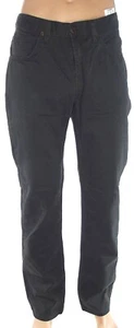 Lee Pantalone Da Uomo Grigio Scuro Taglia W33 L34 Stile Casual Moda Gamba Dritta - Picture 1 of 10
