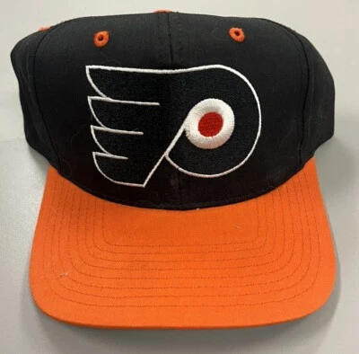 Philadelphia Flyers Twins Enterprise Vintage Snapback Cap Hat NHL Vntg - Image 1 of 4