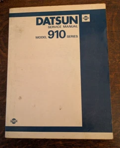 Nissan Datsun Service Manual Model 910 Series Factory Service Manual Paperback - Picture 1 of 5