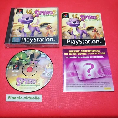 SPYRO 2 PLAYSTATION PS1 PSONE / PAL FR 🌟  - Photo 1/4