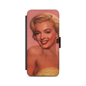 Marilyn Monroe Retro Art Flip Geldbörse Handyhülle - Bild 1 von 3