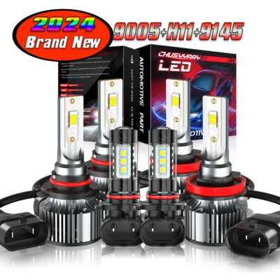 Para Toyota 4Runner 2006 2007 2008 2009 faros LED+luz antiniebla 6 bombillas Foto 1 de 4