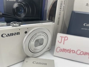 Excellent Canon PowerShot S110 12.1MP Digital Compact Camera White JAPAN B071 - Imagen 1 de 22