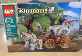 Lego 7188 KINGDOMS retired HTF NEW KING'S CARRIAGE Green Dragon Red Lion Knights