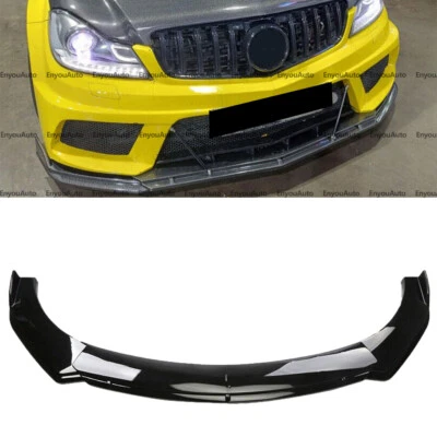For Mercedes-Benz GLS450 GLS580 Front Bumper Lip Spoiler Splitter Glossy Black Foto 1 de 4