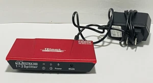 TESmart HDMI Switch 2 Port 4K@60Hz Ultra HD 2x1 HDMI Ultra HD HDMI + Adapter - Picture 1 of 5