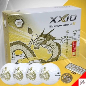 XXIO 2024 New Year Dragon Golf Balls One Dozen Rebound Drive II (AAA) - Picture 1 of 4