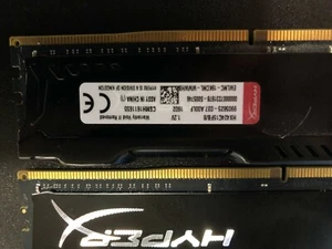 LOT OF 2 8GB DDR4 2400MHz HX424C15FB3/8 1.2V PC4 DIMM Desktop Memory SDRAM Hyper - Picture 1 of 3