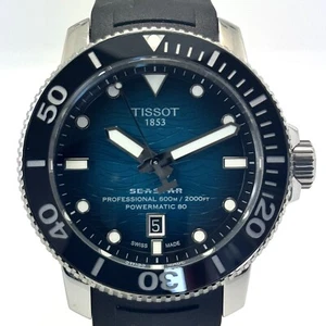 TISSOT Seastar 2000 Professional Powermatic 80 T120607A Blue Excellent Condition - Picture 1 of 12