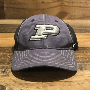 Purdue Boilermakers Hat Cap Fitted Youth Kids Gray Black NCAA Basketball - READ - Picture 1 of 11