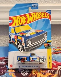 2022 Hot Wheels #108 HW Art Cars 4/10 CUSTOM '69 CHEVY PICKUP - Picture 1 of 3